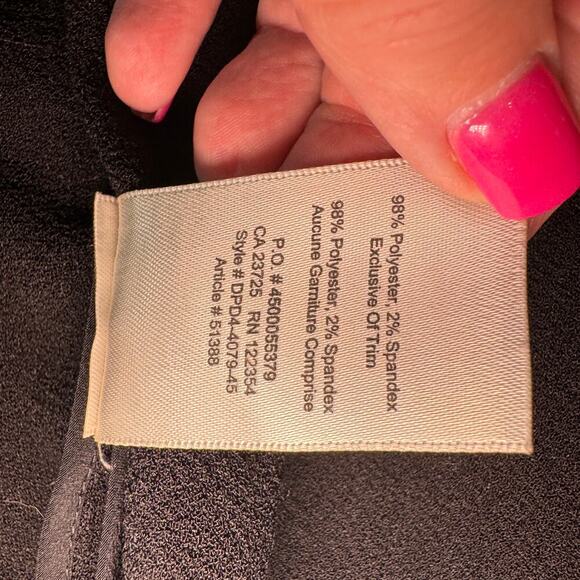 Aritzia Wilfred  Women's sz 0 Black Chevalier Open Blazer Jacket - Picture 6 of 9